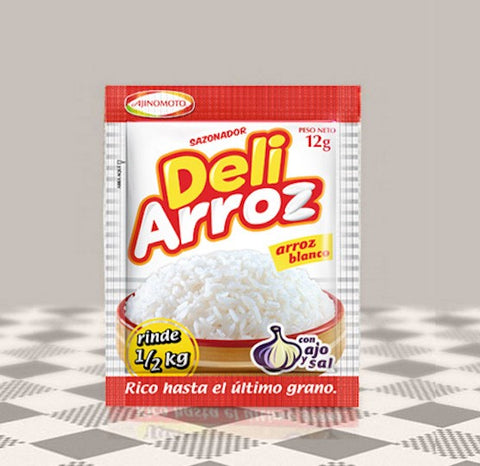 Deli Arroz, Dona Gusta Gallina, Dona Gusta Pescado, Dona Gusta Carne 12gr